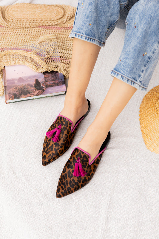 Babucha Capri Animal Print-Fucsia