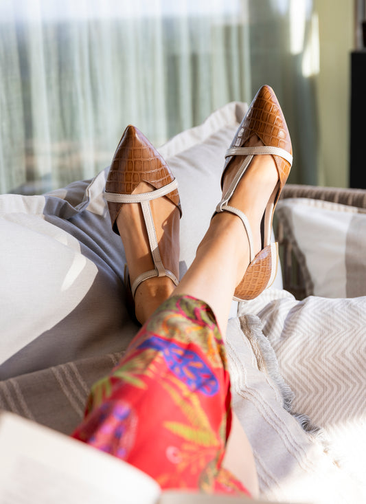 Ballerina Milán Caramel