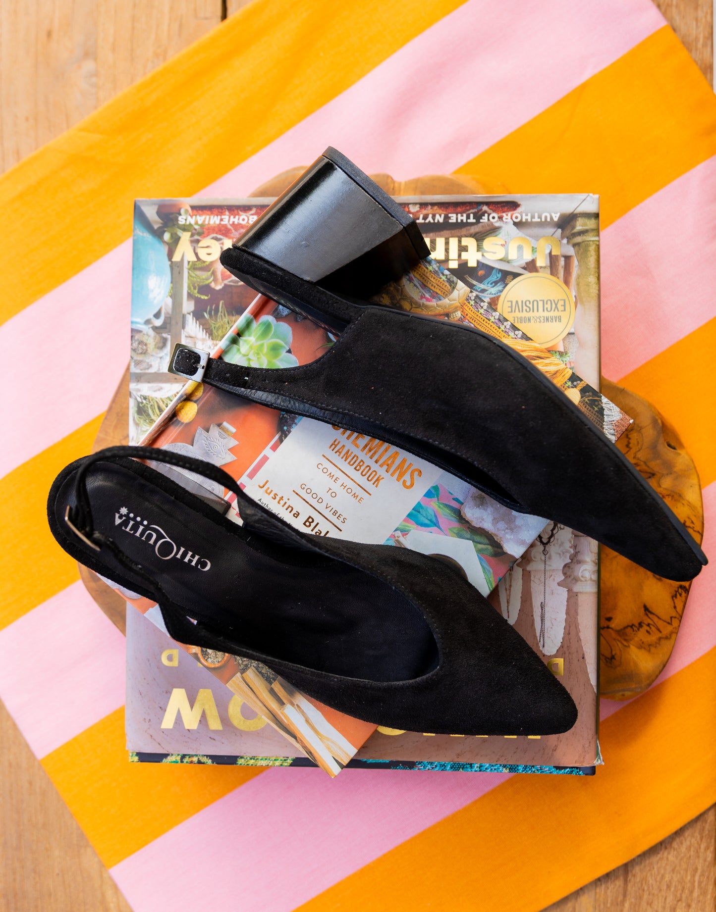 Zapato con taco Sevilla Negro